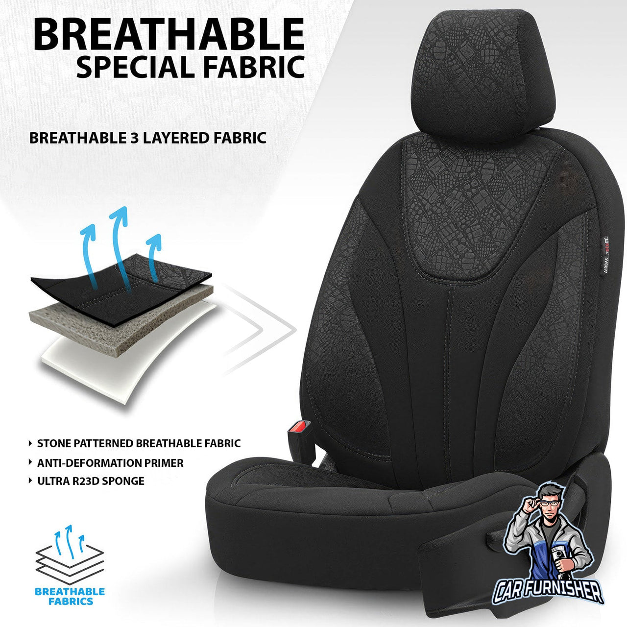 Nissan Navara Seat Covers Ruby Design