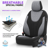 Thumbnail for Car Seat Cover Set - Ruby Design