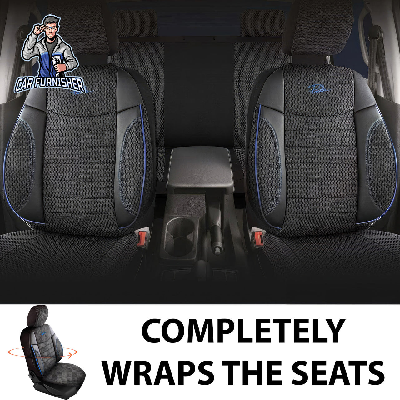 Car Seat Cover Set - Elegant Design