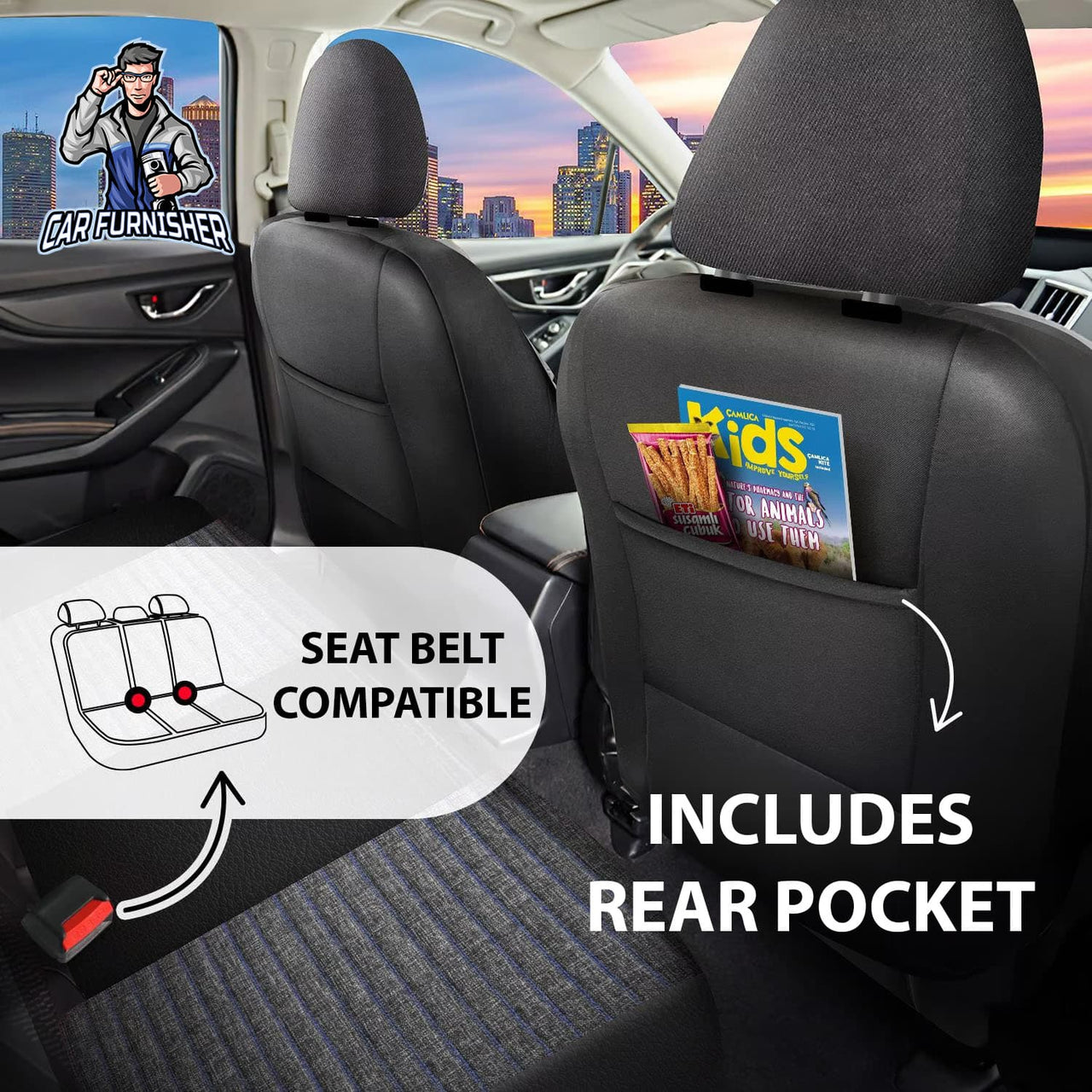 Tesla Model 3 Seat Covers Boston Design