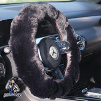 Thumbnail for Steering Wheel Cover - Plush Daisy Design