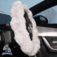 Thumbnail for Steering Wheel Cover - Plush Daisy Design