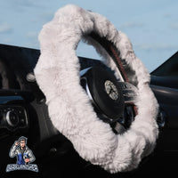 Thumbnail for Steering Wheel Cover - Plush Daisy Design