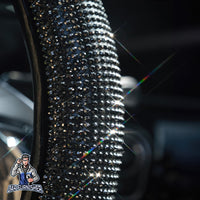 Thumbnail for Steering Wheel Cover - Full Stone Shiny Look