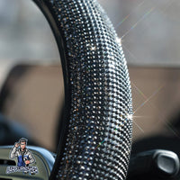 Thumbnail for Steering Wheel Cover - Full Stone Shiny Look