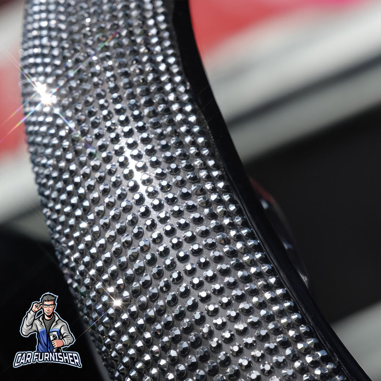 Steering Wheel Cover - Full Stone Shiny Look