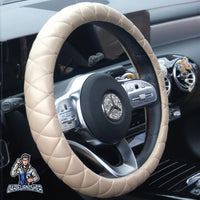 Thumbnail for Steering Wheel Cover - Quilted Leather