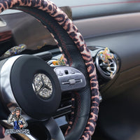Thumbnail for Steering Wheel Cover - Quilted Leather
