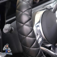 Thumbnail for Steering Wheel Cover - Quilted Leather