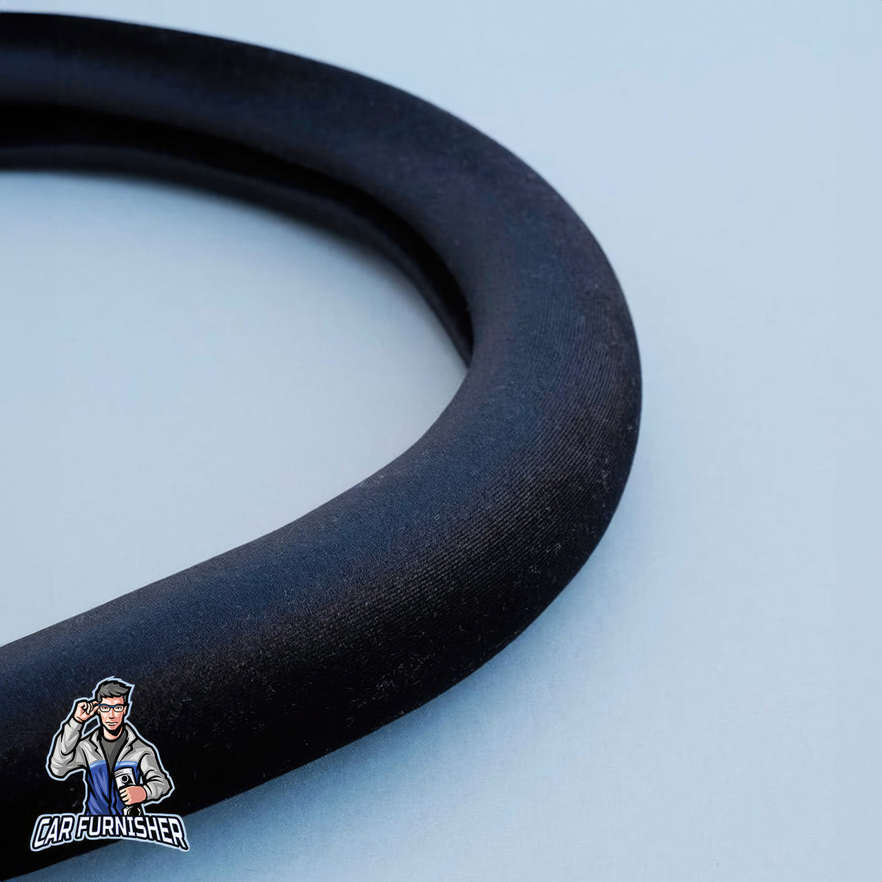 Steering Wheel Cover - Plain Velvet