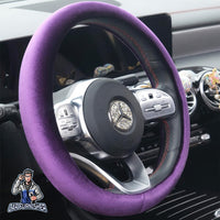 Thumbnail for Steering Wheel Cover - Plain Velvet