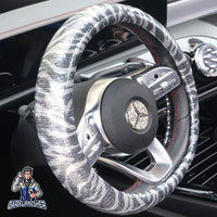 Thumbnail for Steering Wheel Cover - Scally Scaled Design Zebra Fabric