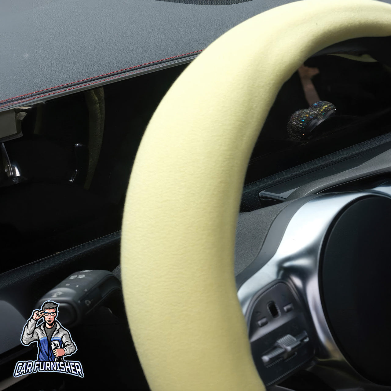 Steering Wheel Cover - Silk Velvet