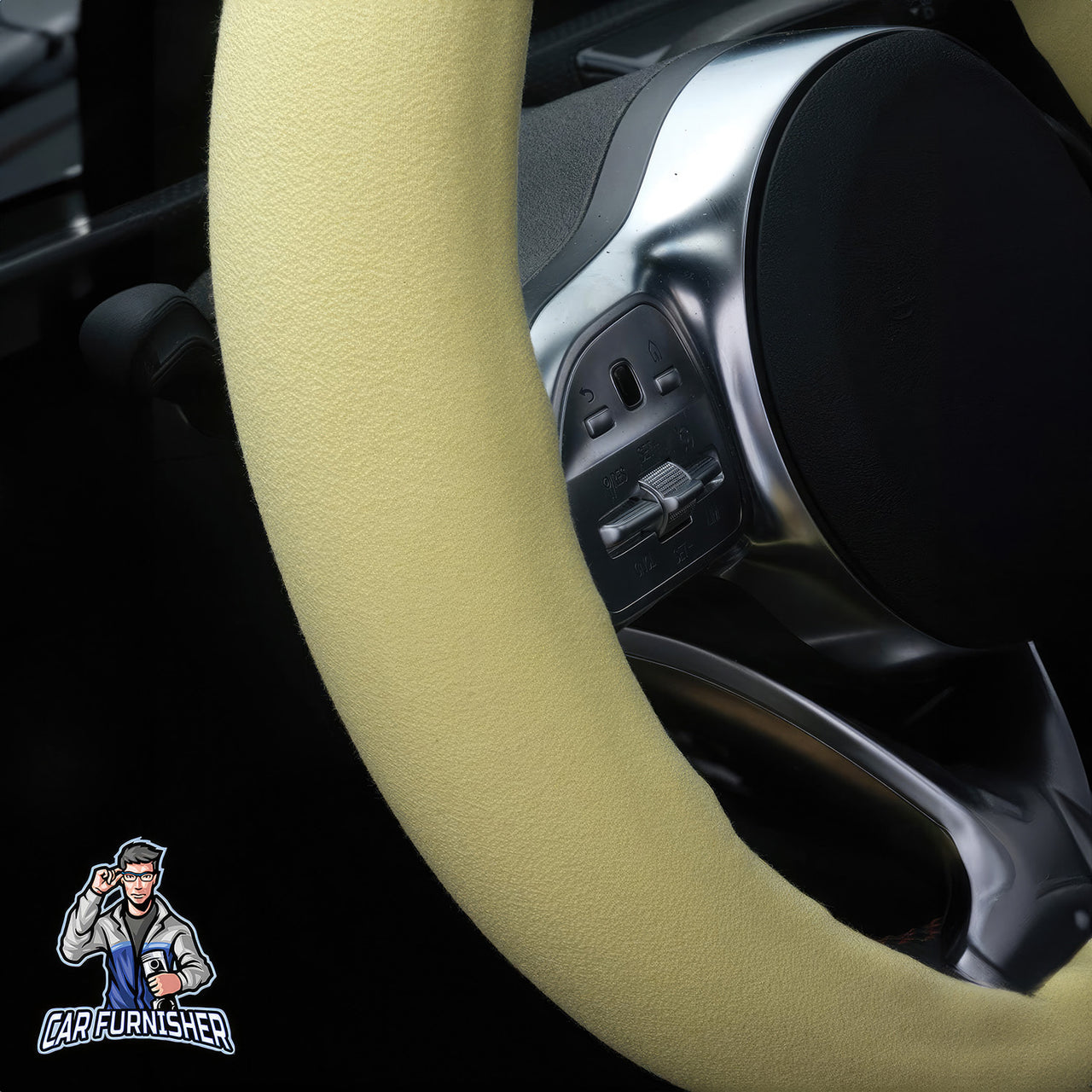 Steering Wheel Cover - Silk Velvet