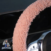 Thumbnail for Steering Wheel Cover - Plush Teddy Texture
