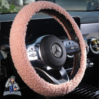 Thumbnail for Steering Wheel Cover - Plush Teddy Texture