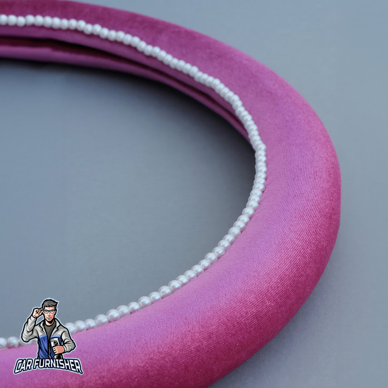 Steering Wheel Cover - Velvet Pearl