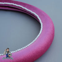 Thumbnail for Steering Wheel Cover - Velvet Pearl