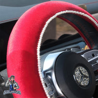Thumbnail for Steering Wheel Cover - Velvet Pearl