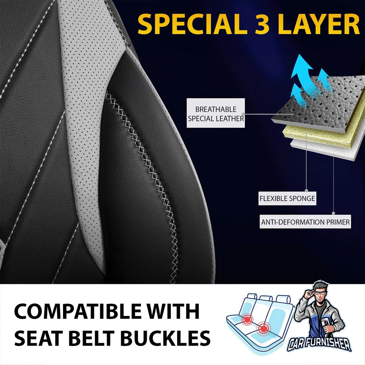 Nissan Qashqai Seat Covers Texas Design