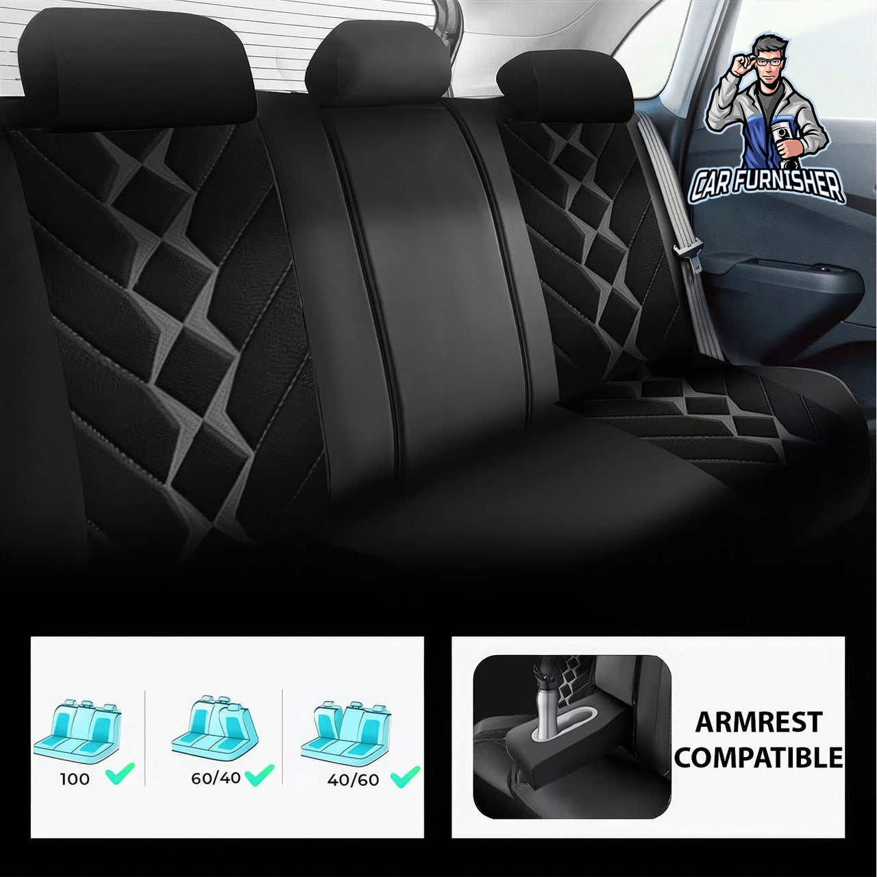 Hyundai Kona Seat Covers Texas Design