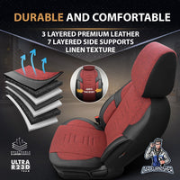 Thumbnail for Nissan Qashqai Seat Covers Throne Design
