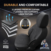 Thumbnail for Nissan Qashqai Seat Covers Throne Design