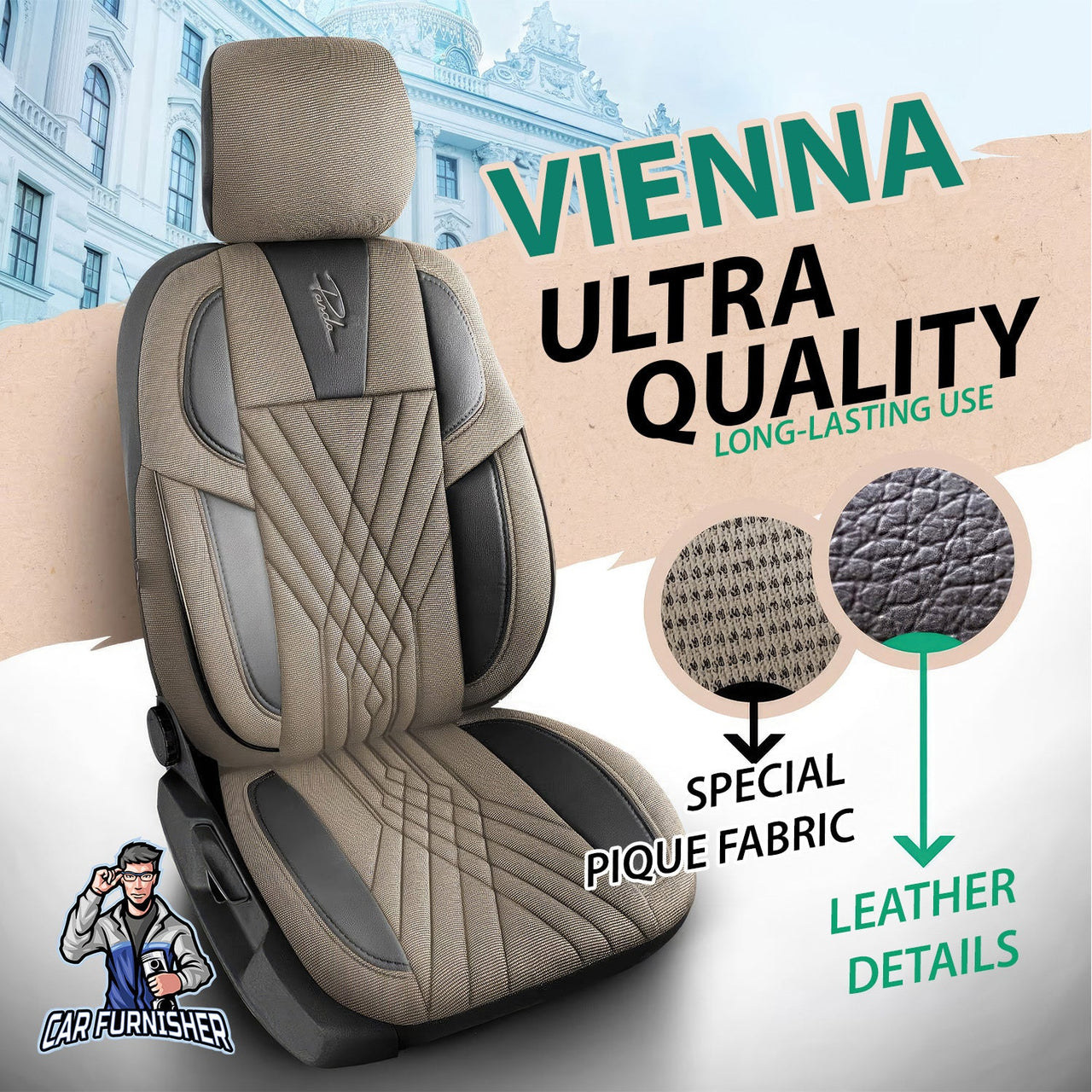 Hyundai Santa Fe Seat Covers Vienna Design