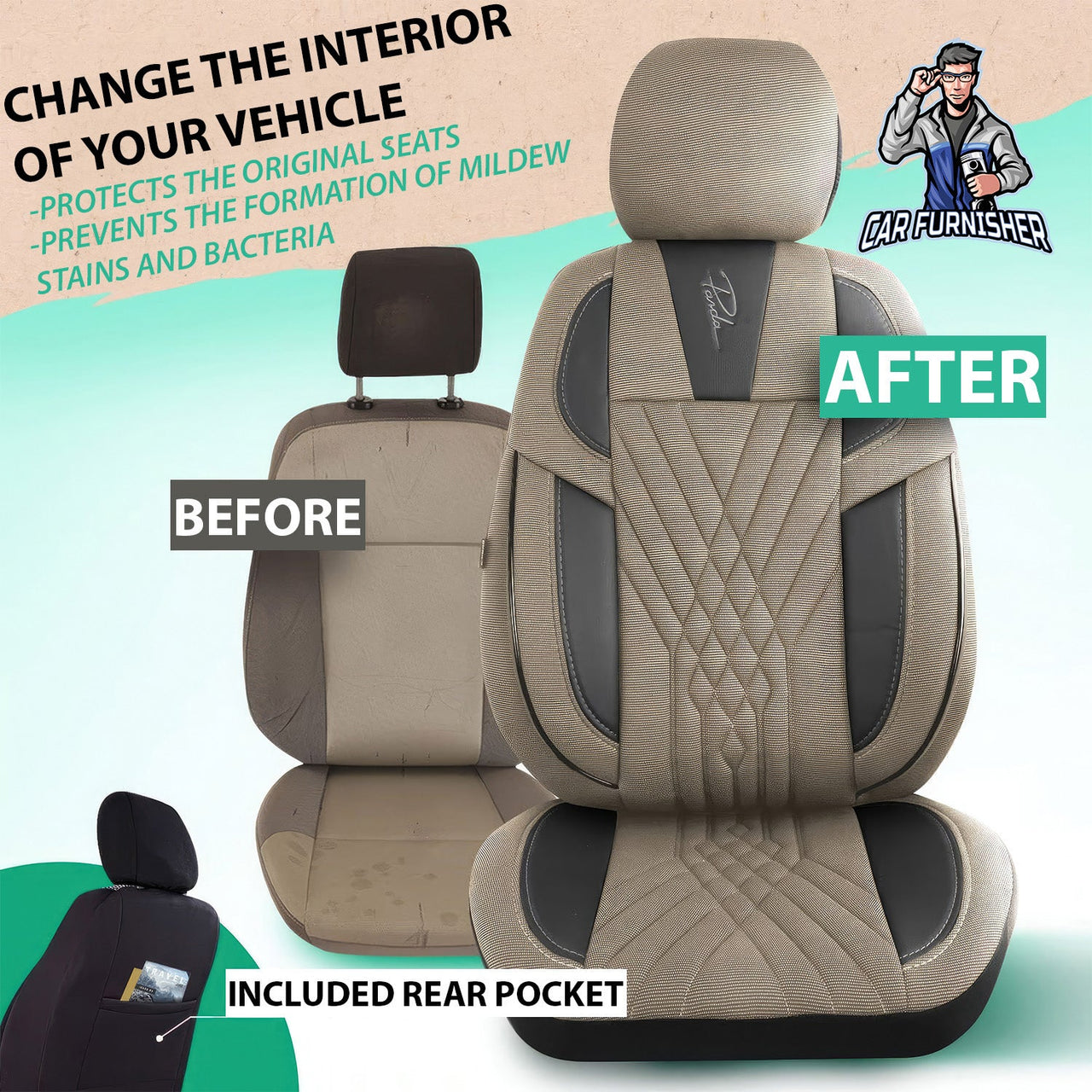 Hyundai Kona Seat Covers Vienna Design