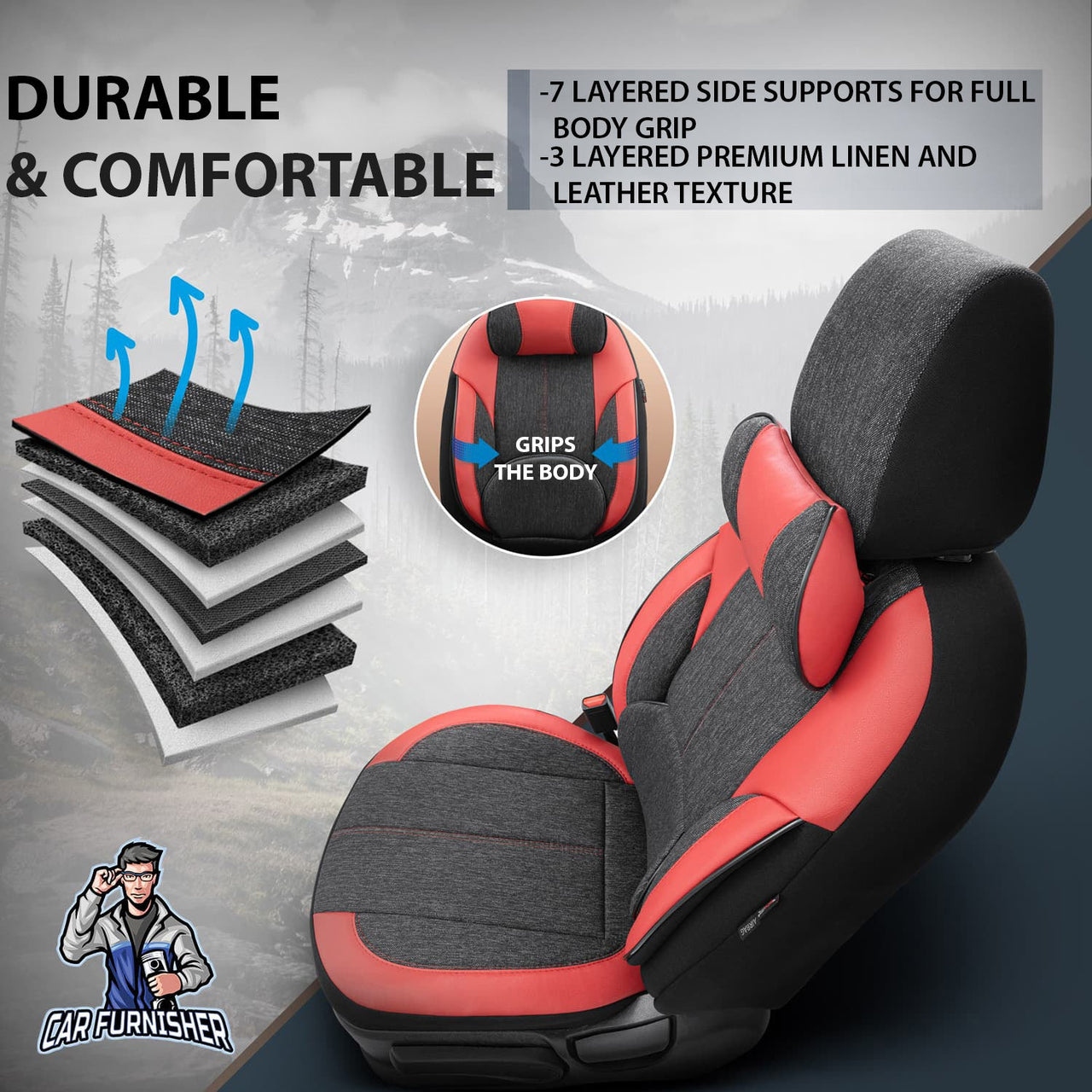 Nissan Qashqai Seat Covers Voyager Design