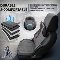 Thumbnail for Nissan Navara Seat Covers Voyager Design