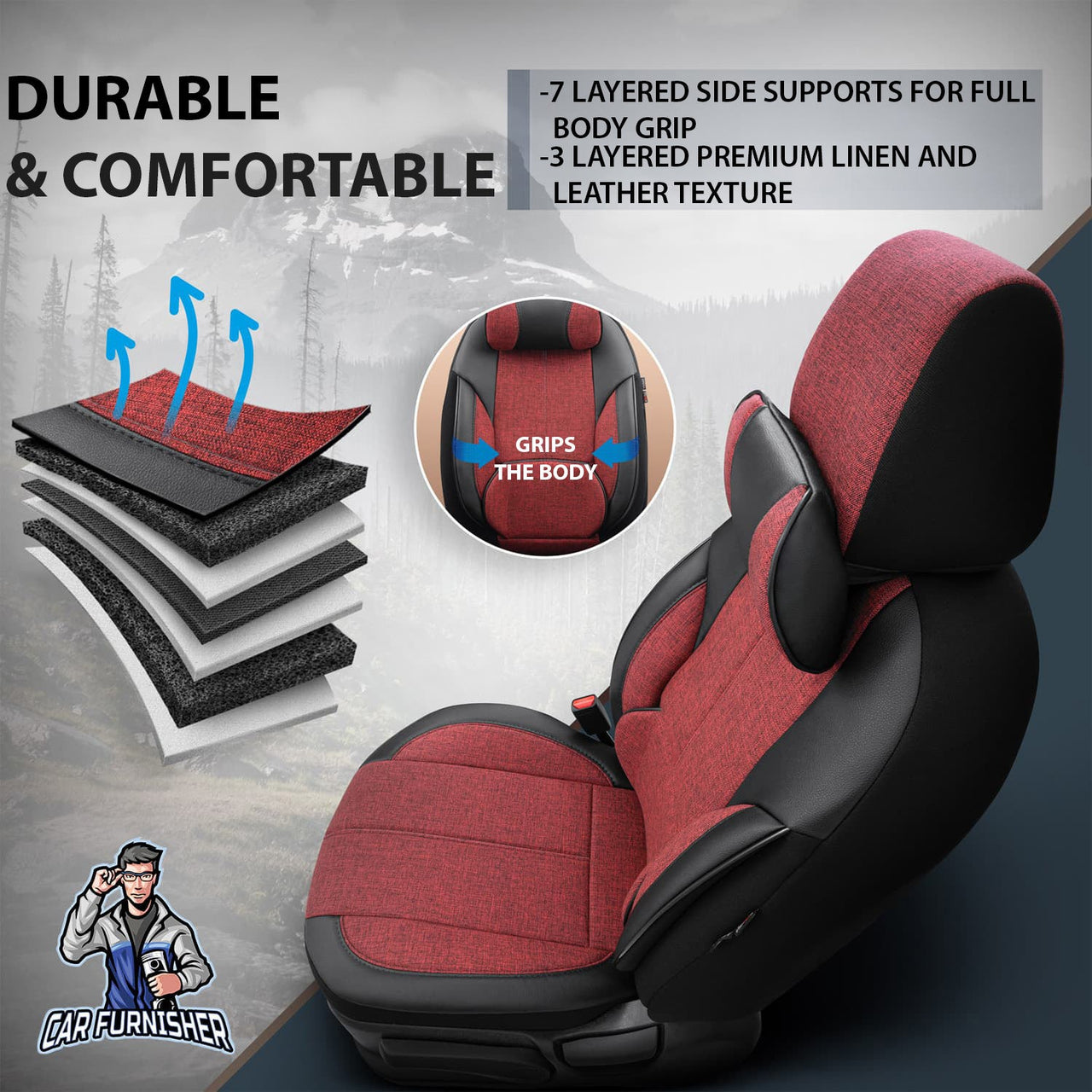 Nissan Qashqai Seat Covers Voyager Design