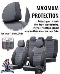 Thumbnail for Fiat Qubo Seat Covers Seat Covers New York Leather Design