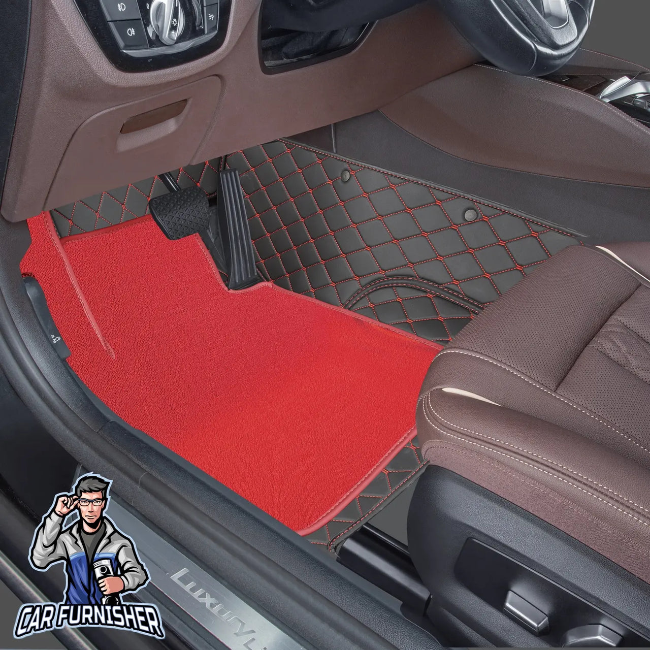 Peugeot 106 Mats - 8D Custom Fit Full Floor Coverage Leather & Rug