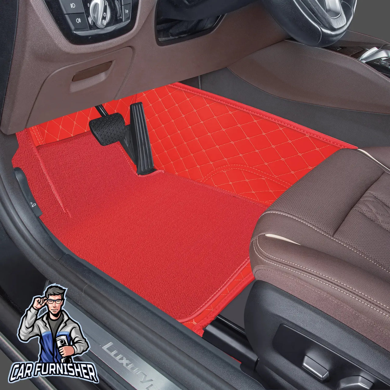 BMW X5 Mats - 8D Custom Fit Full Floor Coverage Leather & Rug