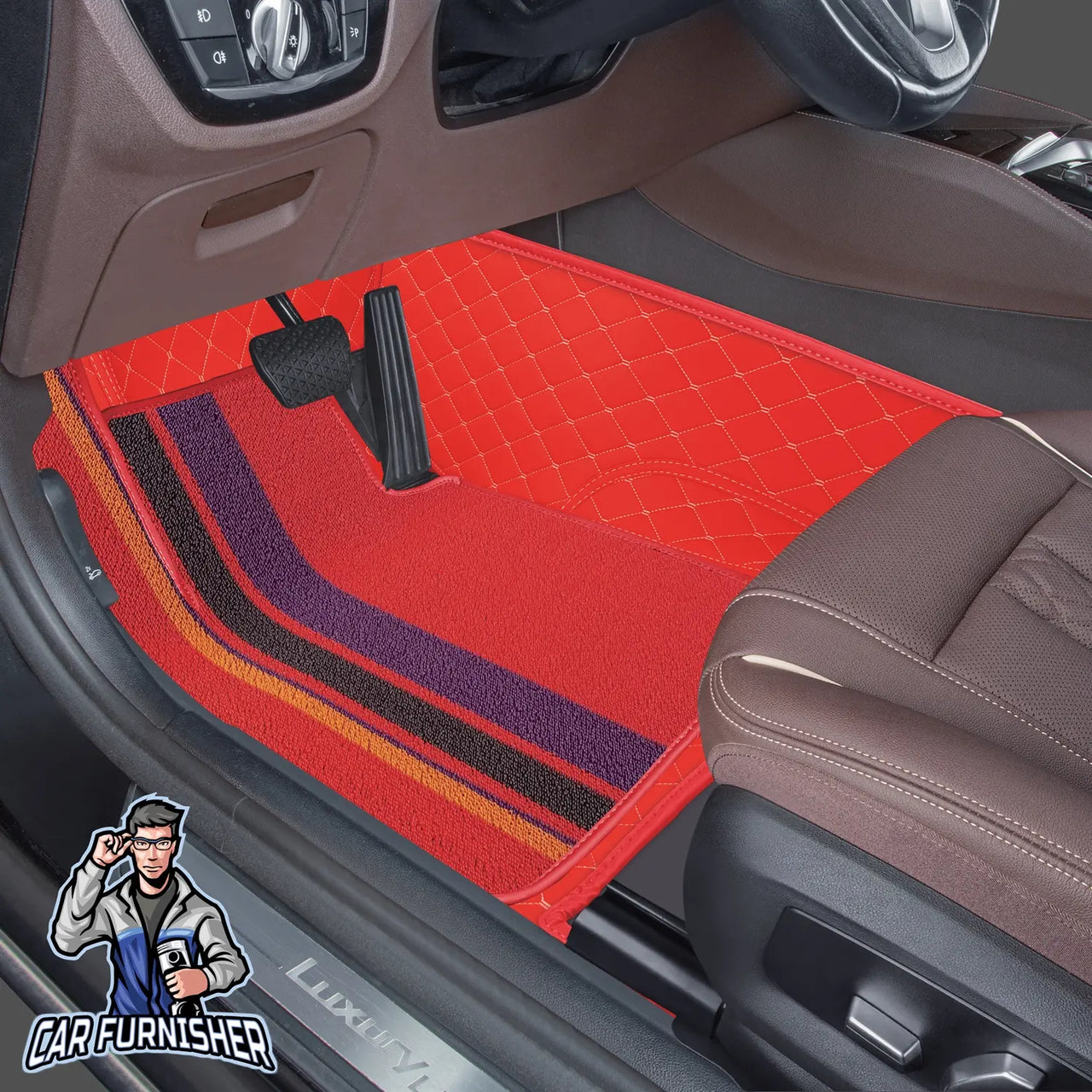 Dacia Duster Mats - 8D Custom Fit Full Floor Coverage Leather & Rug