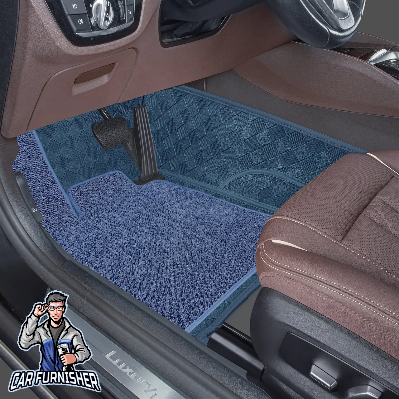 Honda S2000 Mats - 8D Custom Fit Full Floor Coverage Leather & Rug