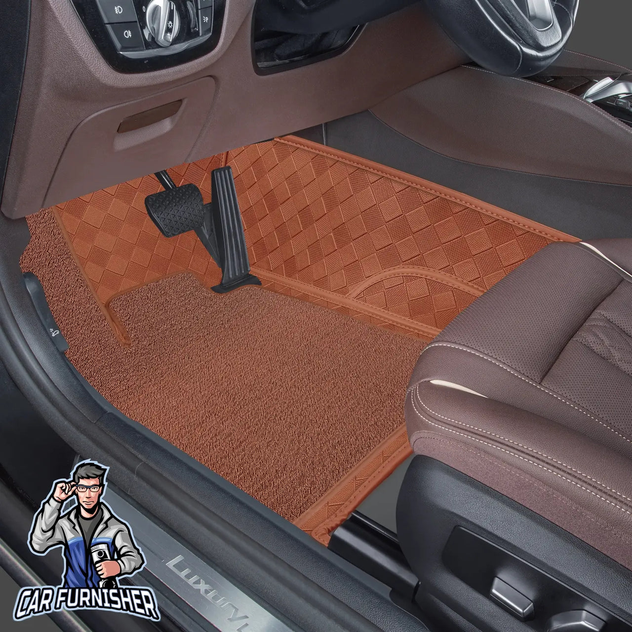 Ford Galaxy Mats - 8D Custom Fit Full Floor Coverage Leather & Rug