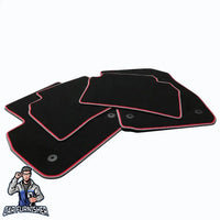 Thumbnail for Ferrari F430 Mats - Custom Fit Carpet & Velour Multi Color Rim