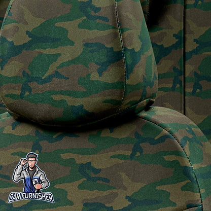 Volkswagen Caravelle Seat Cover Camouflage Waterproof Design Montblanc Camo Waterproof Fabric