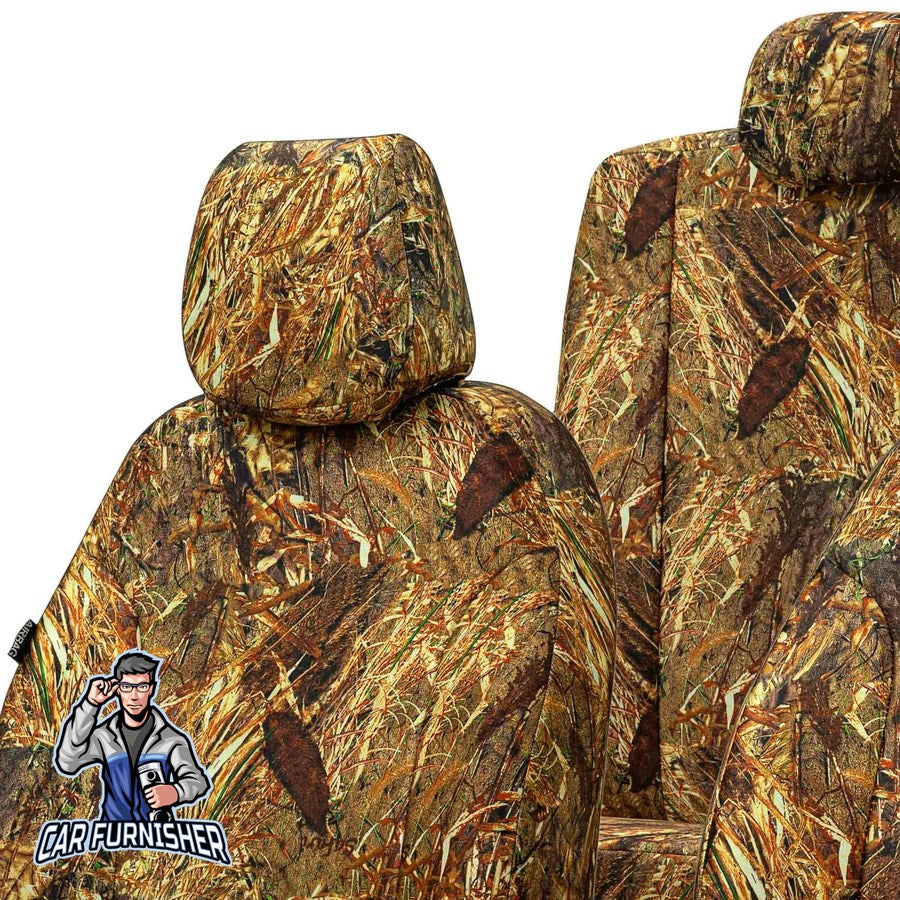 Iveco Stralis Seat Cover Camouflage Waterproof Design Kalahari Camo Front Seats (2 Seats + Handrest + Headrests) Waterproof Fabric