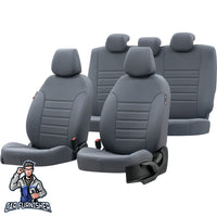 Thumbnail for Peugeot 406 Seat Covers New York Leather Design Smoked Leather