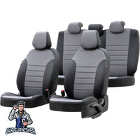 Thumbnail for Fiat Qubo Seat Covers Seat Covers Paris Leather & Jacquard Design