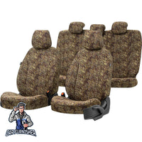 Thumbnail for Scania R Seat Cover Camouflage Waterproof Design Thar Camo Front Seats (2 Seats + Handrest + Headrests) Waterproof Fabric