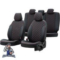 Thumbnail for Fiat Qubo Seat Covers Seat Covers Madrid Leather Design