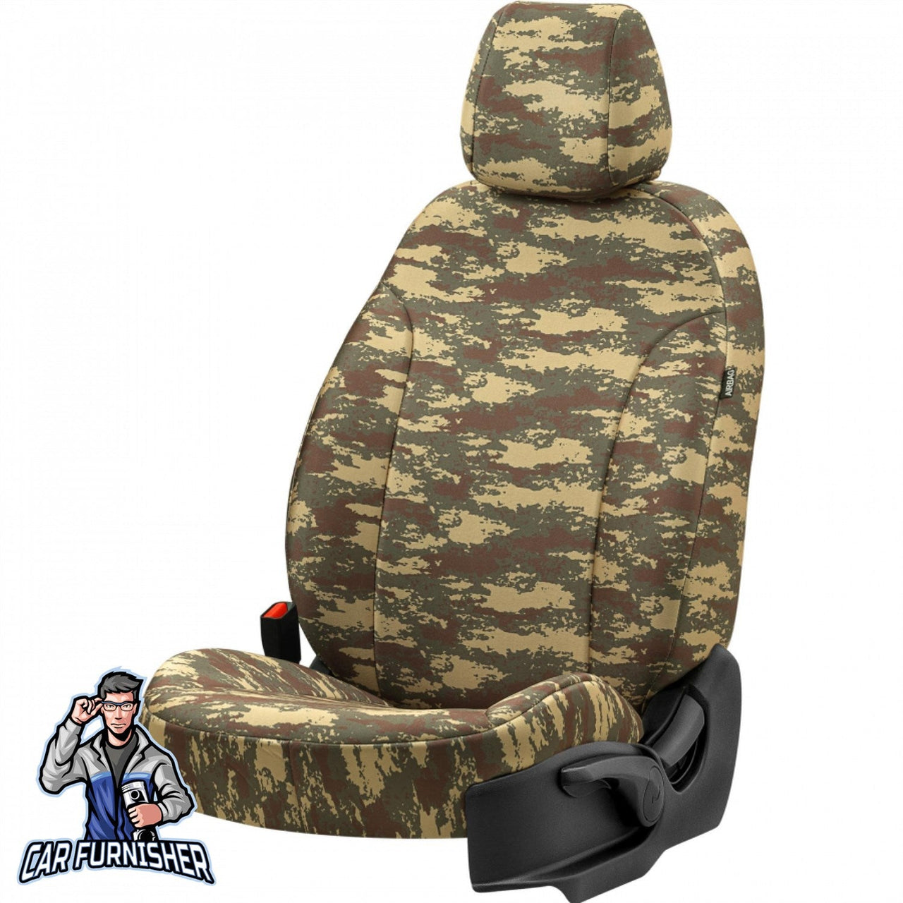 Volkswagen Tiguan Seat Cover Camouflage Waterproof Design Sierra Camo Waterproof Fabric