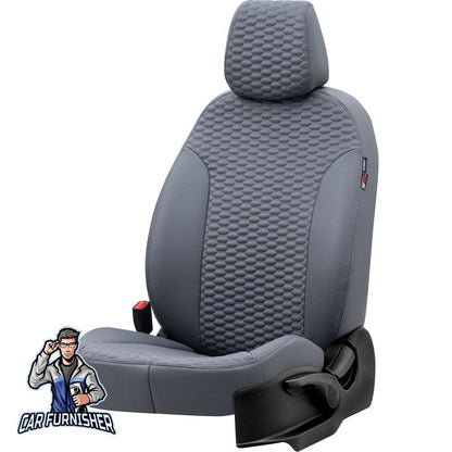 Volkswagen Bora Seat Cover Tokyo Leather Design Smoked Leather