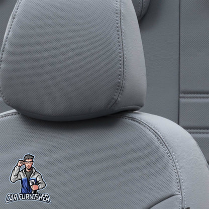 Volvo V40 Seat Cover Istanbul Leather Design Smoked Leather