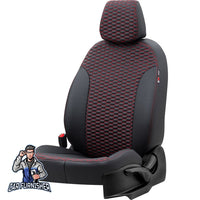 Thumbnail for Volvo V70 Seat Cover Tokyo Leather Design Red Leather