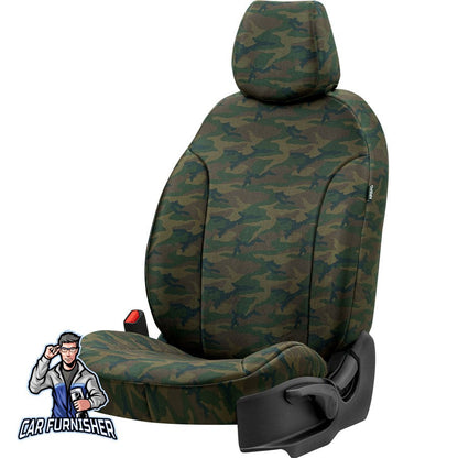 Volkswagen Passat Seat Cover Camouflage Waterproof Design Montblanc Camo Waterproof Fabric